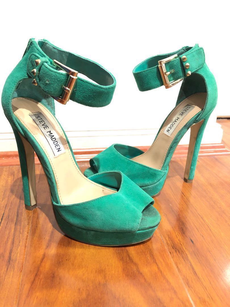 steve madden green heels