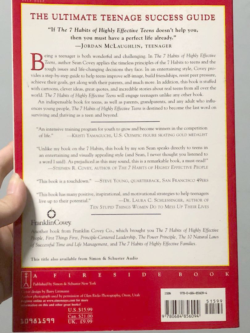 The 7 Habits Of Highly Effective Teens, Hobbies & Toys, Books ...