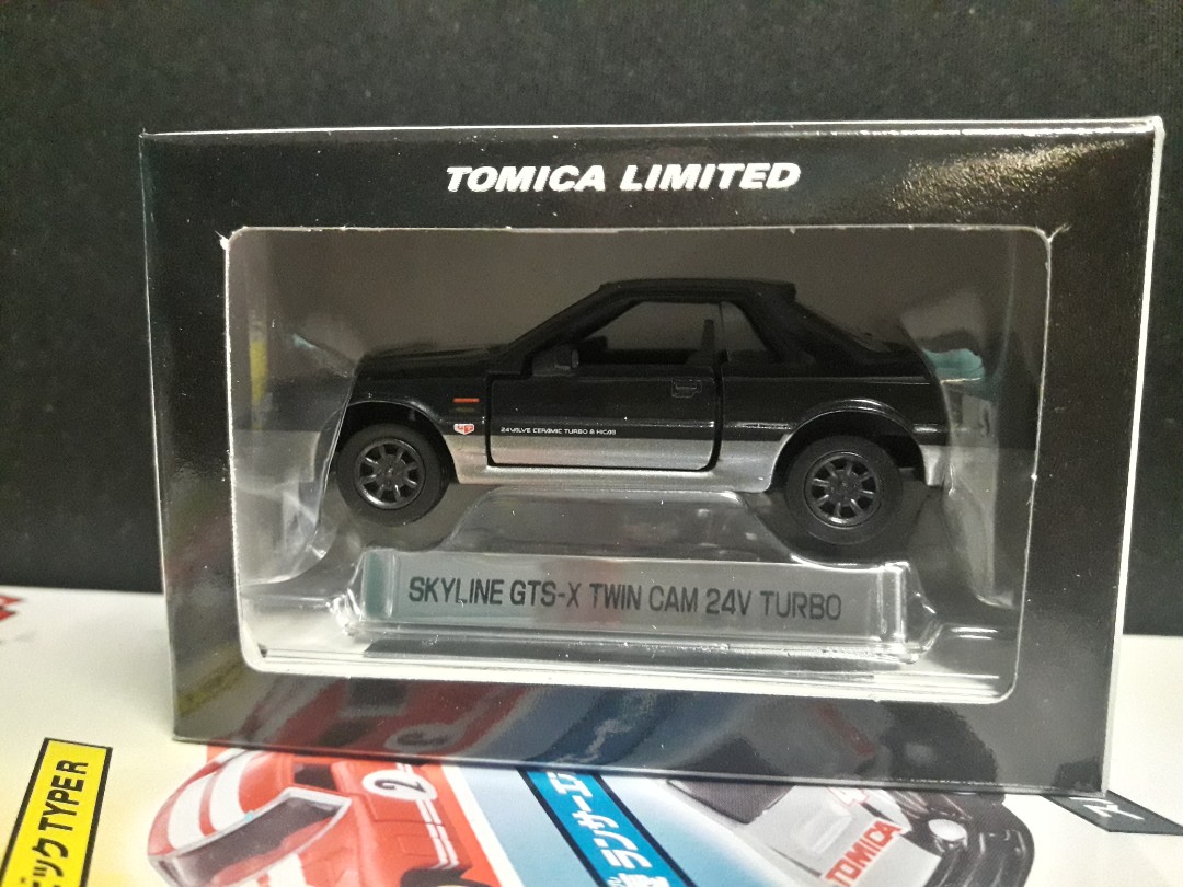 Tomica Limited Nissan Skyline Gts X Twin Cam 24v Turbo R31 Black Hobbies Toys Toys Games On Carousell