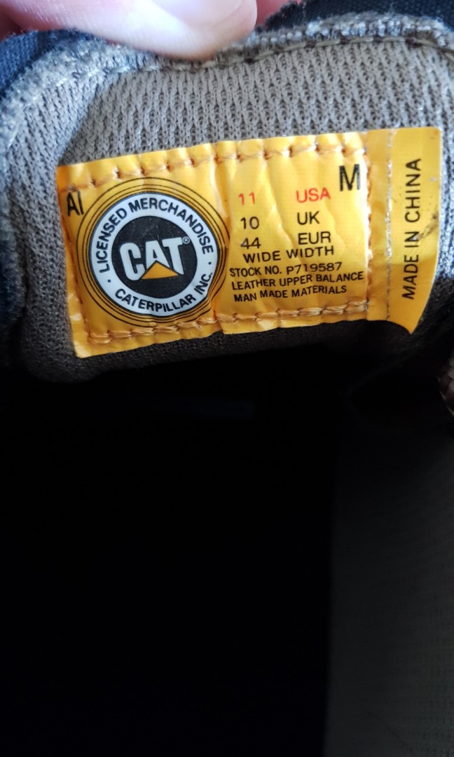 Used Caterpillar Boots US11 Wide width