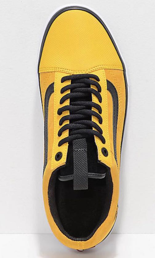 vans x the north face old skool yellow