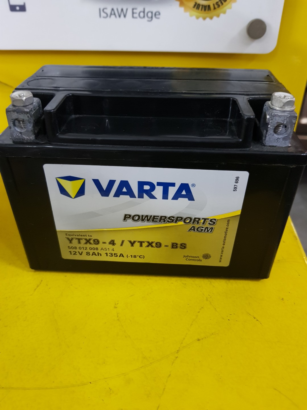 Varta AGM powersports superbike battery