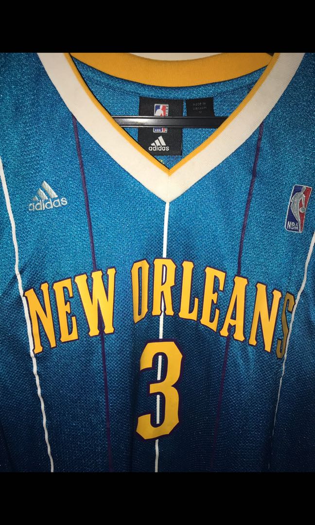 Adidas Nba Basketball Jersey Original Chris Paul 3 Hornets Olah Raga Baju Olahraga Di Carousell