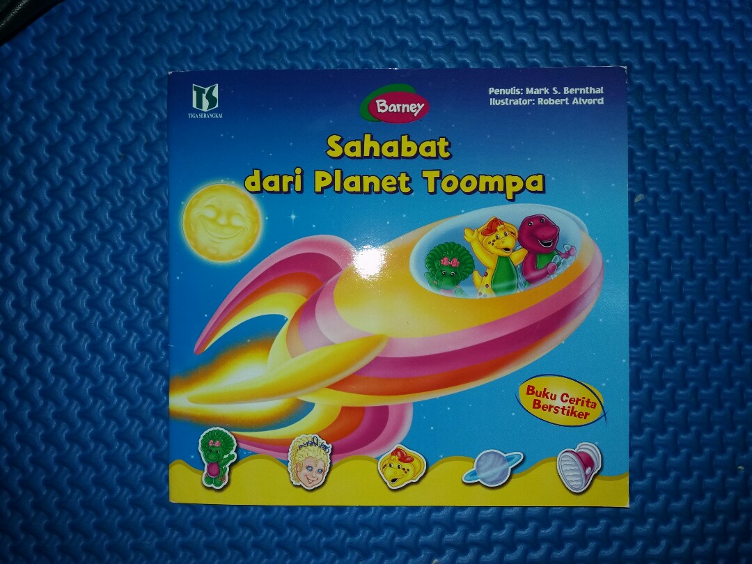 Barney Sahabat Dari Planet Toompa Buku Alat Tulis Buku Anak
