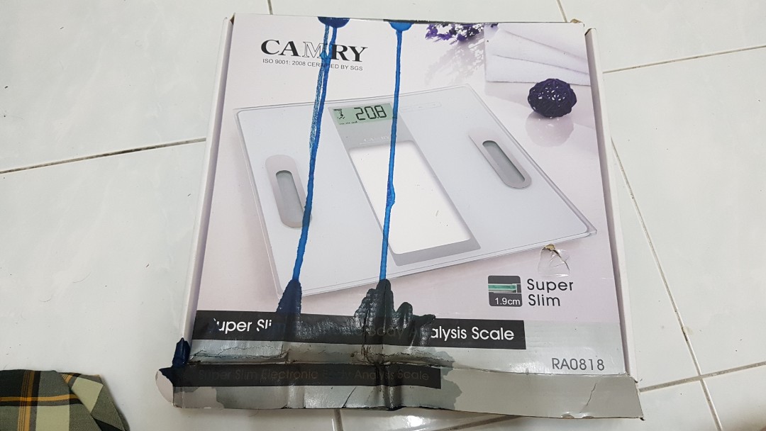 Camry Body Analyser Bluetooth Scale