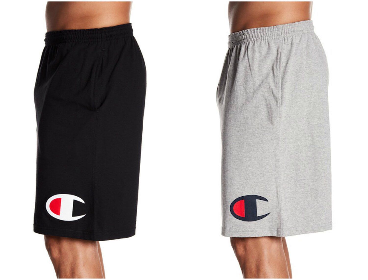 Champion Big C Logo Cotton Shorts, Men 