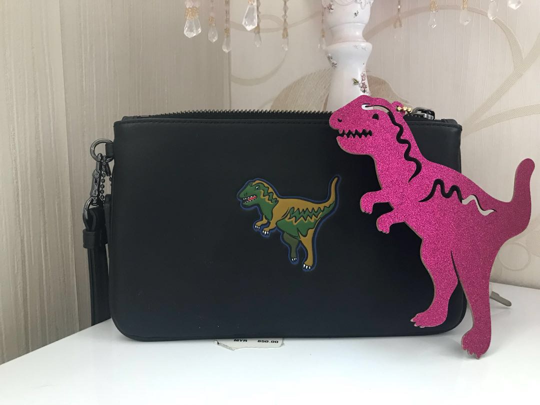 Coach Dinosaur wrislets wallets