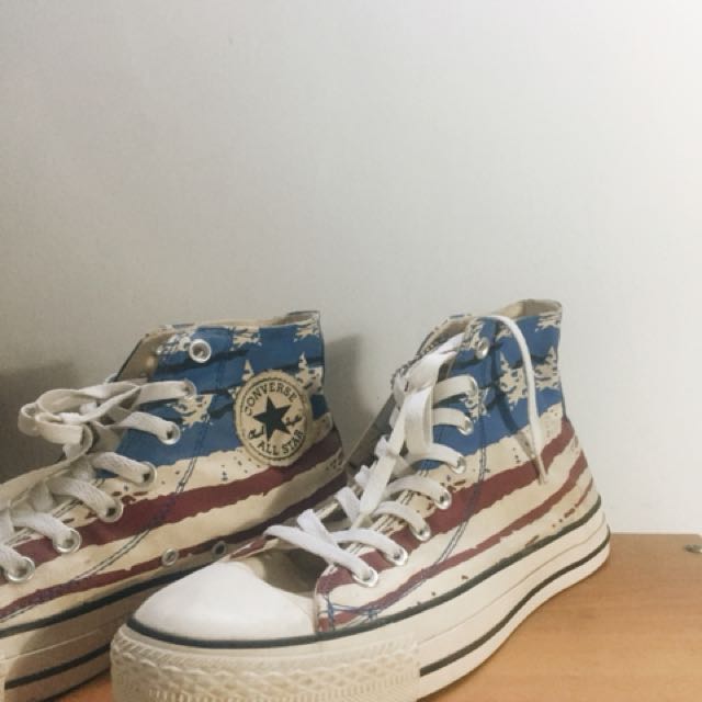 converse all star american flag shoes