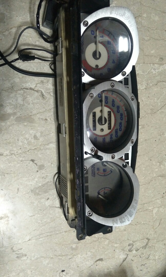 Custom honda civic eg speedometer cluster, Car Accessories, Accessories