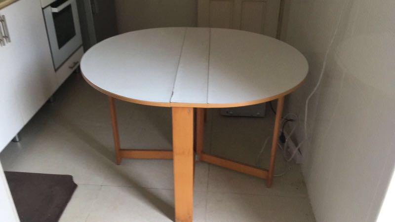 Foldable Round Kitchen It Dining Table Furniture Tables