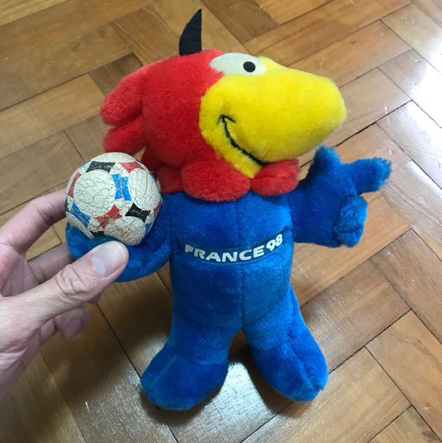 Peluche Footix Mascota De Francia 1998 22 Cm Usado