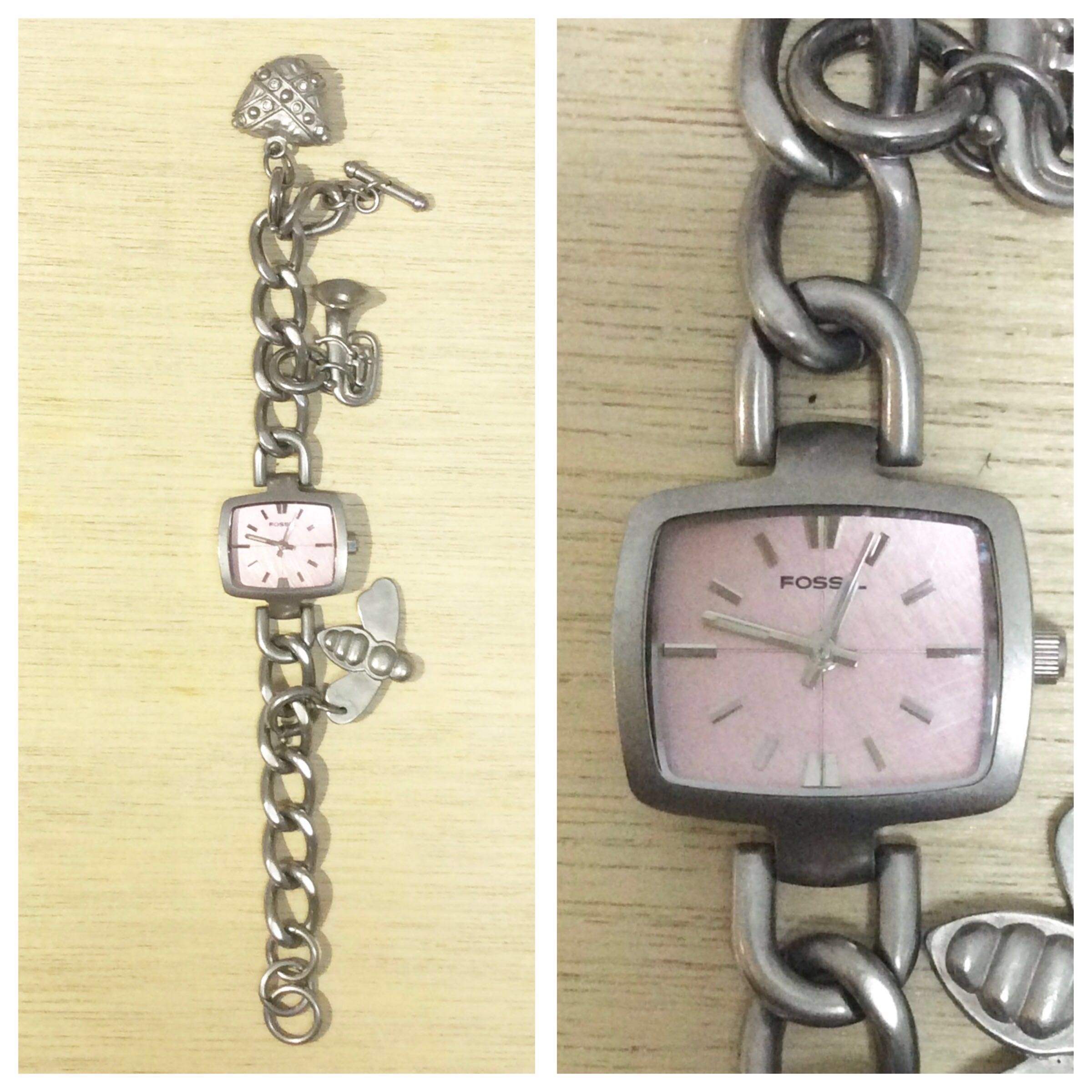 Fossil Ladies Watch Charm Bracelet Women S Fashion Watches On Carousell