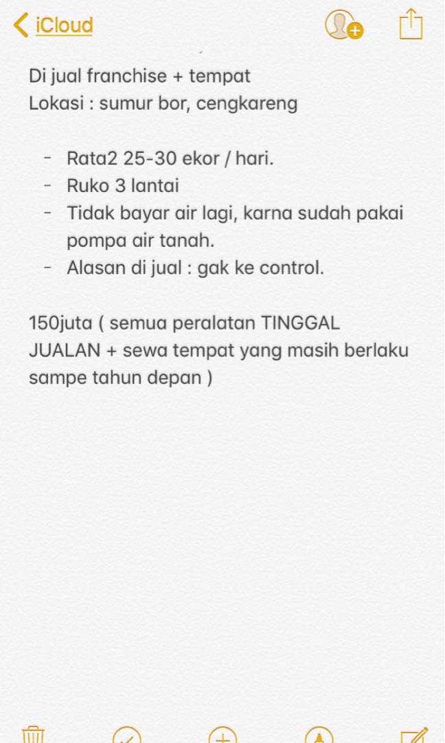 Franchise Ayam Gepuk Pak Gembus Properti Dijual Di Carousell