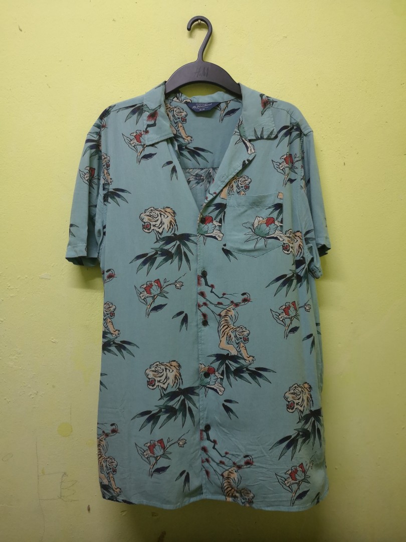 Hawaiian Shirt Cotton On, Men's Fashion 
