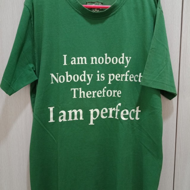 Kaos T Shirt I Am Perfect Men S Fashion Men S Clothes Tops On