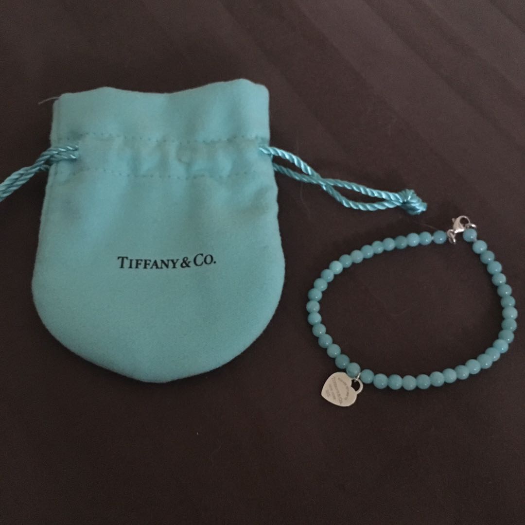 Tiffany turquoise cheap bead bracelet
