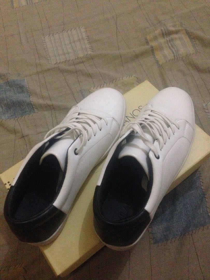 Milanos Black and White Rubber Shoes Levy Men s Fashion Footwear