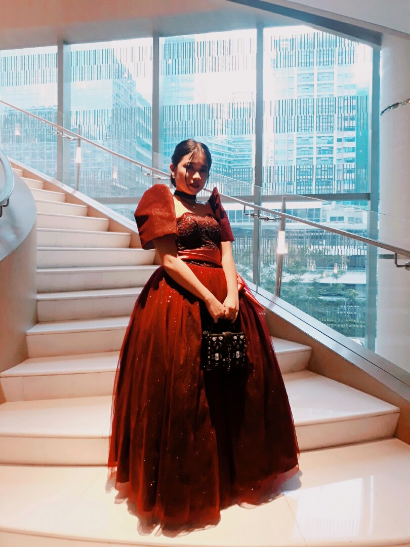 SALE Modern Filipiniana Ball Gown