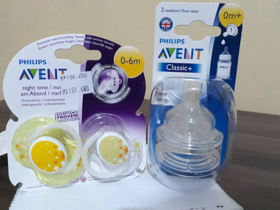 Philips Avent Orthodontic Pacifier Empeng Dot Bayi Anak Perawatan Makanan Anak Di Carousell