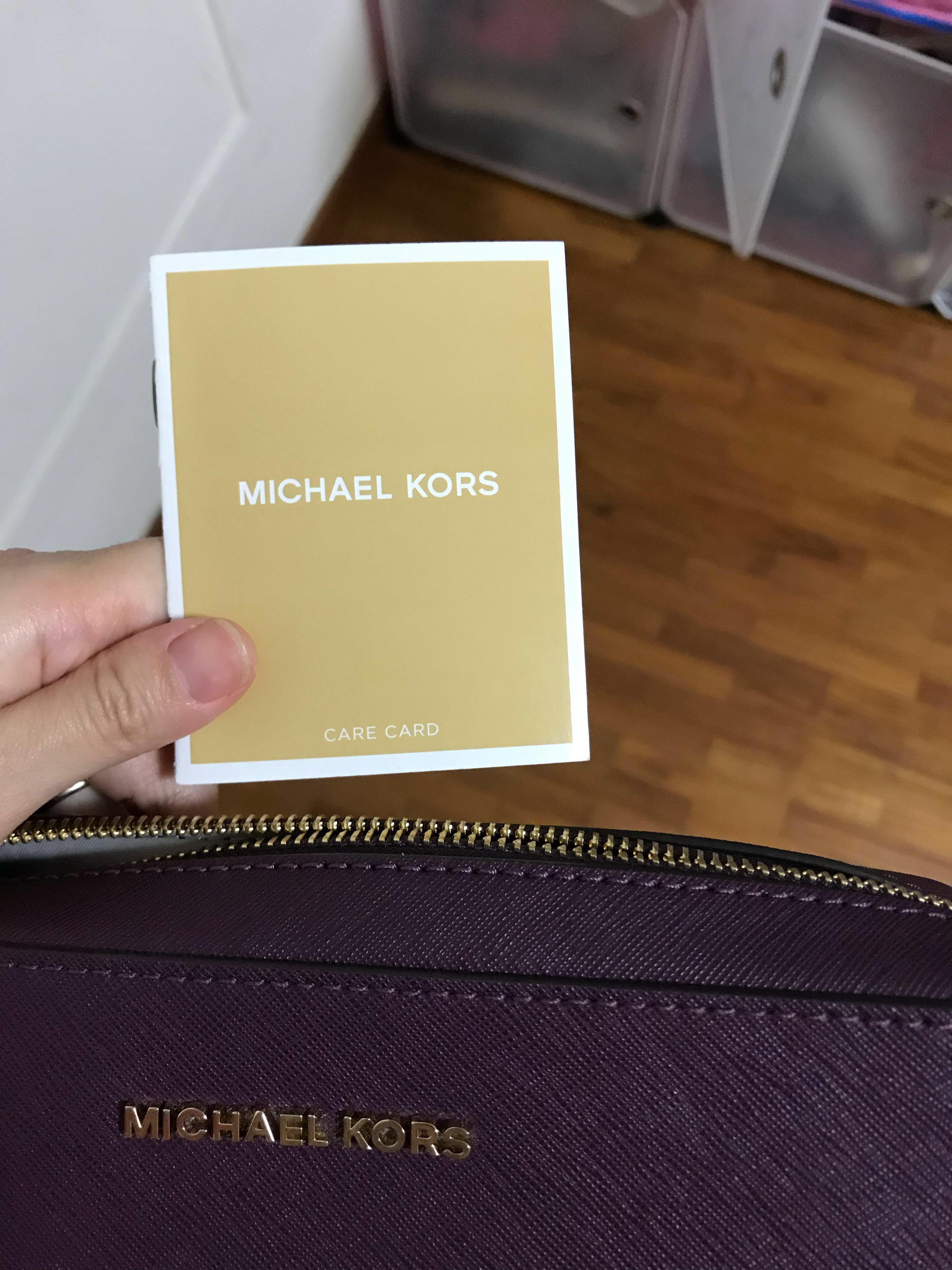 PL Micheal Kors Jet Set Travel Crossbody Damson Colour