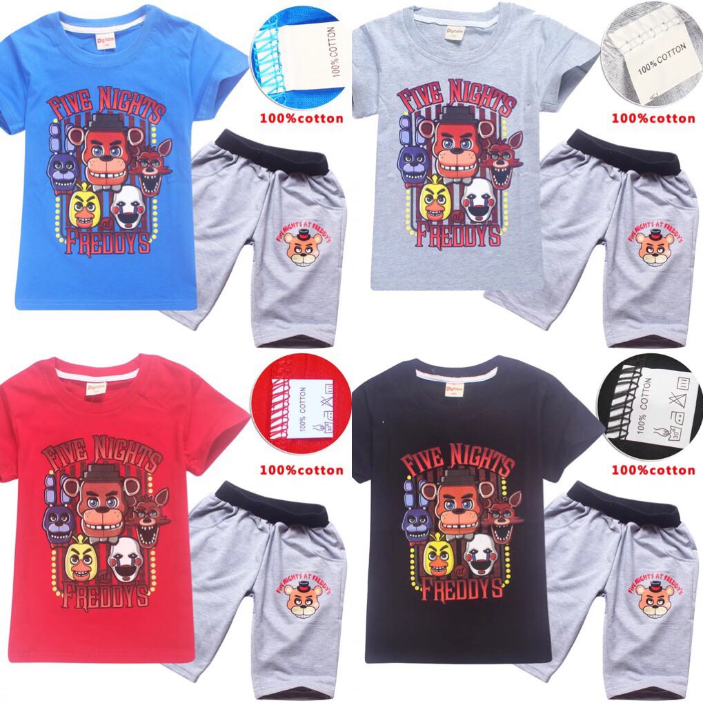 Po Five Nights Freddy Set Babies Kids Boys Apparel 4 To 7