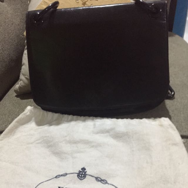 prada sling bag leather