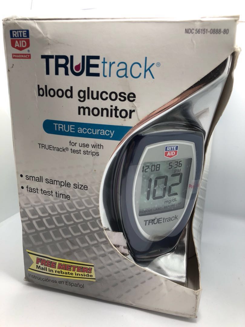 Rite Aid Truetrack Blood Glucose Monitoring System, Health & Nutrition