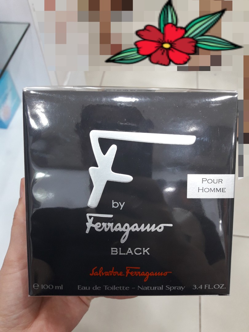 f by ferragamo black by salvatore ferragamo for men eau de toilette natural spray