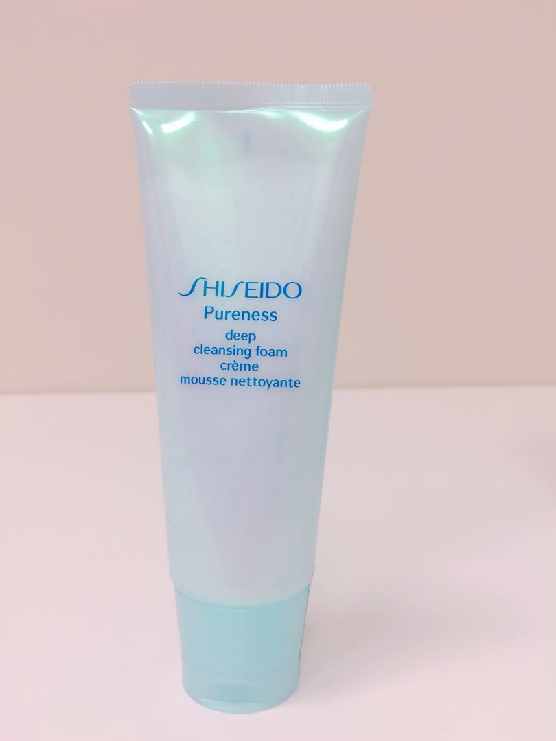 shiseido pureness deep cleansing foam