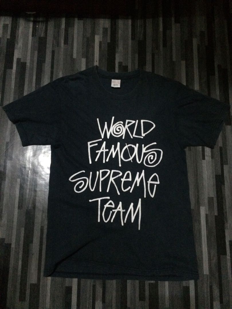 Supreme world famous tee on sale