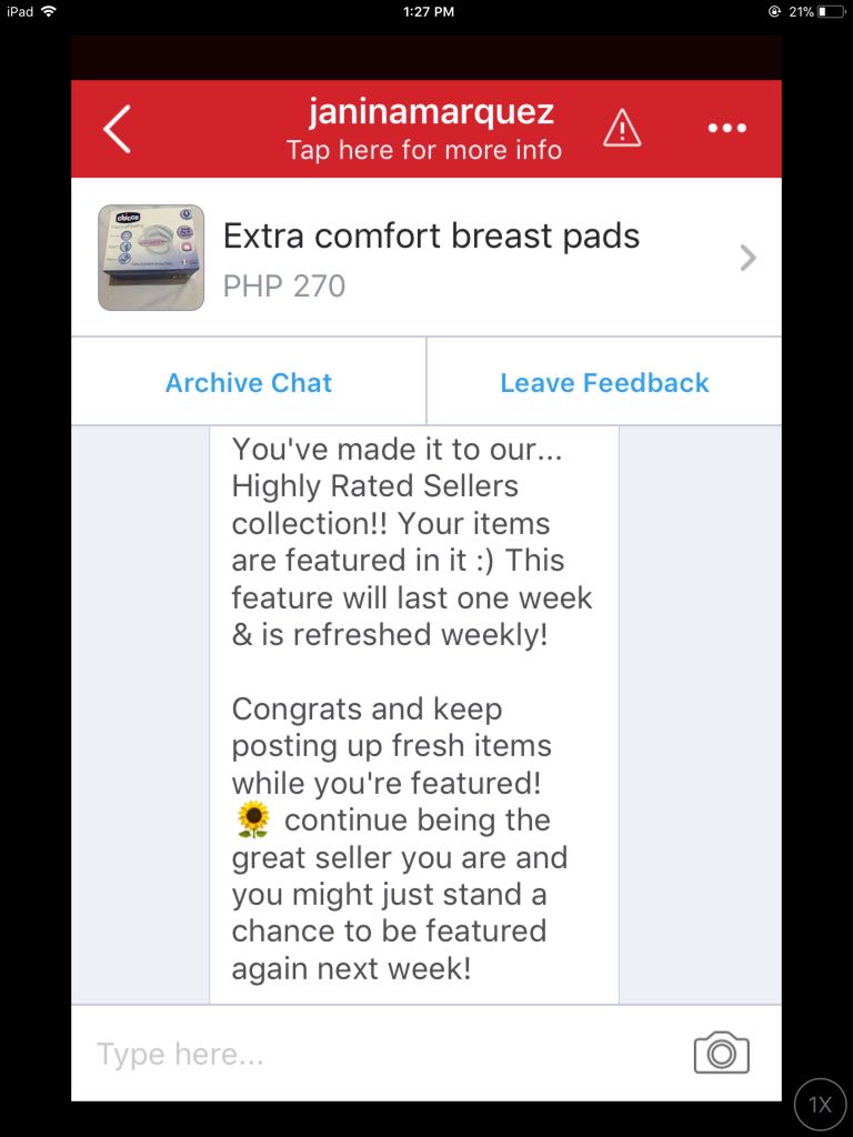 Thank you, Carousell! 💖 (Category: Baby Toiletries & Grooming) located in Valenzuela. Submitted by ksprelovedstuffs (Listing ID 171348502, Image 1). Description: .