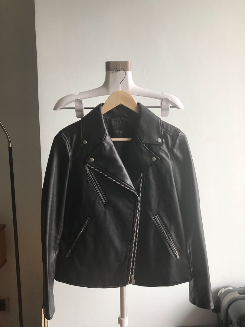 Biker jacket uniqlo hot sale