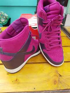 nike fast love sky high wedge sneakers