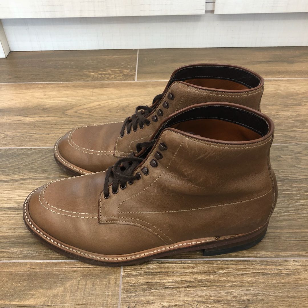 Alden natural chromexcel boot top