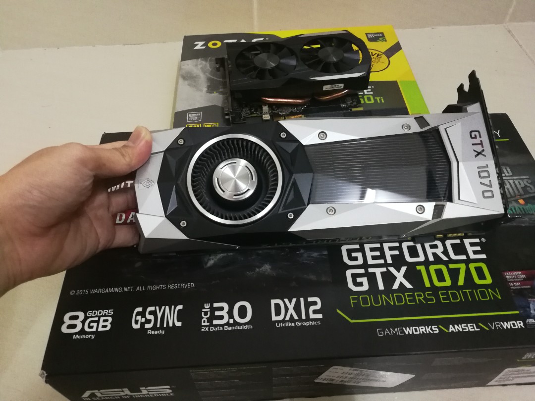 Asus gtx clearance 1070 founders edition