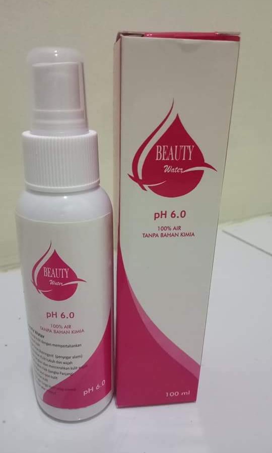 Beauty water pH 6.0