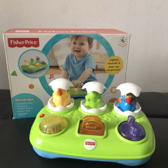 fisher price pop up eggs
