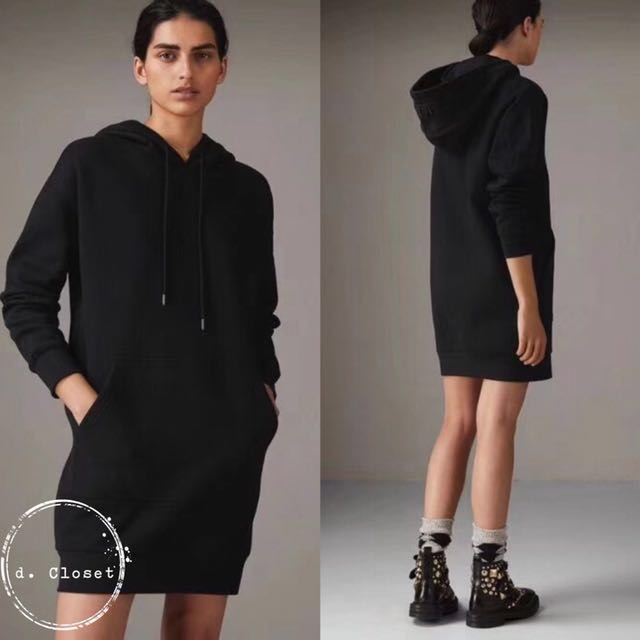 burberry sweatshirt dress