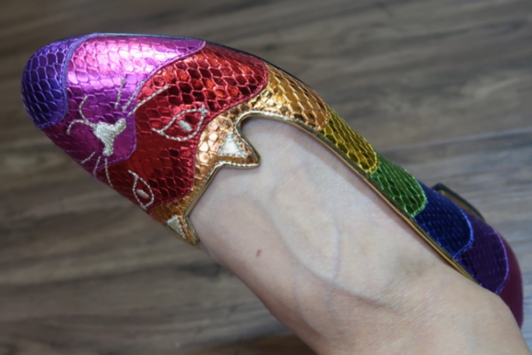 Charlotte olympia rainbow kitty flats online