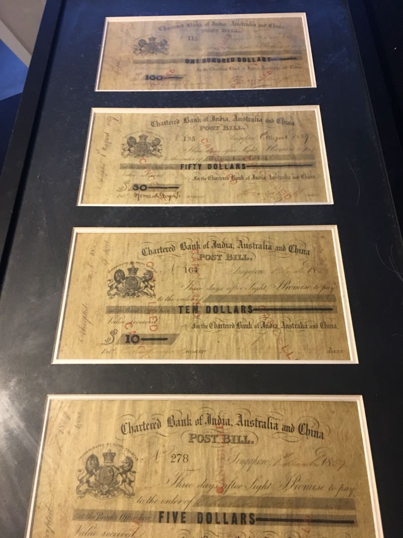 Chartered Bank Of India Australia And China Post Bills For 10