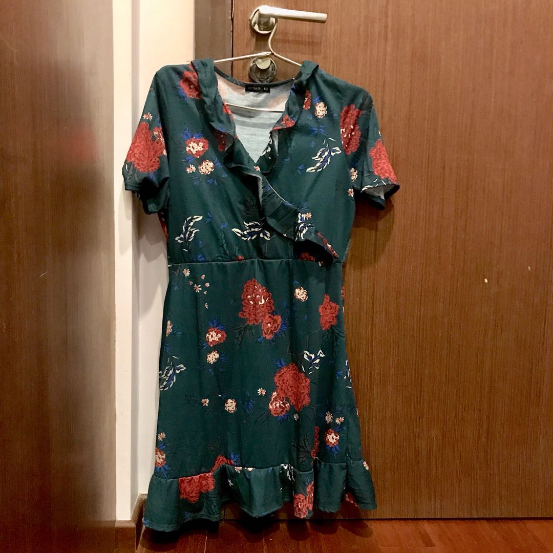 cotton on green dress