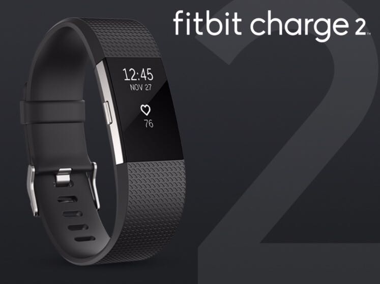 Fitbit charge 2 black outlet