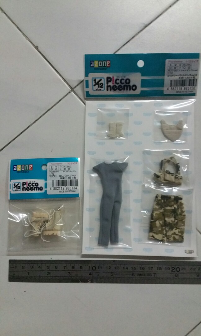 Free Delivery Azone International 1 12 Picco Neemo Wear 1 12 Military Battle Dress Set Ii Field Color 1 12 Military Combat Boots Sand Beige Doll Accessory Toys Games Others On Carousell