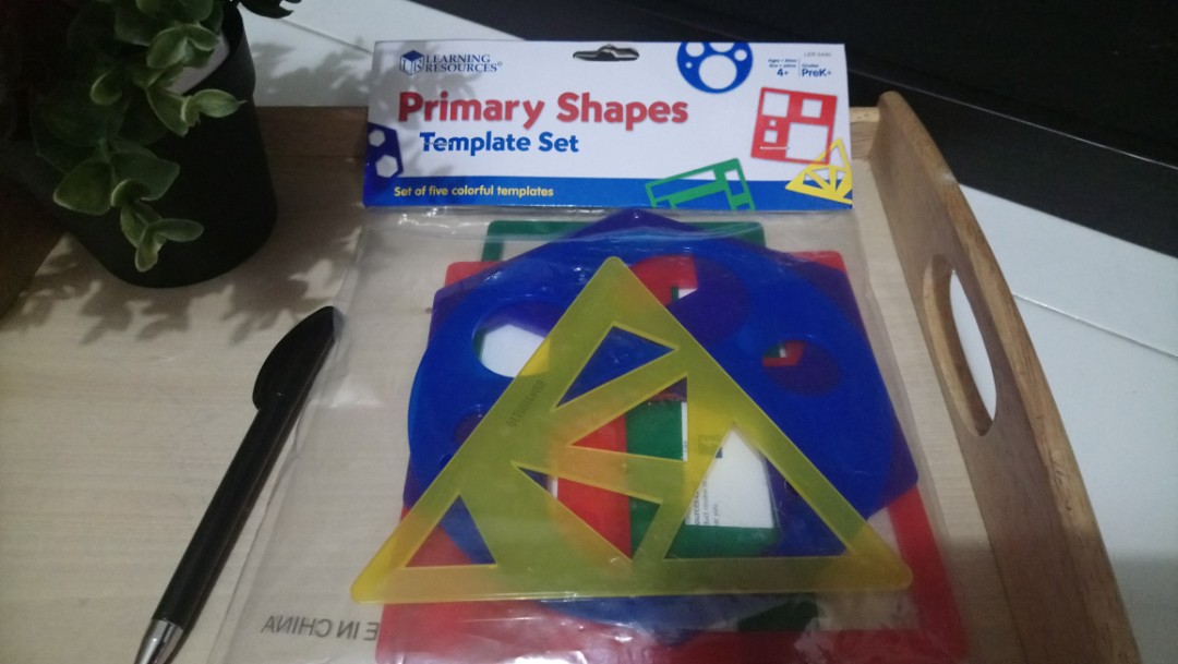 PRIMARY SHAPES TEMPLETE SET