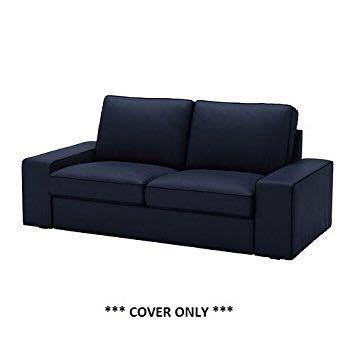 Ikea Kivik 2 Seat Sofa Cover Orrsta Navy Blue Furniture Sofas On Photo