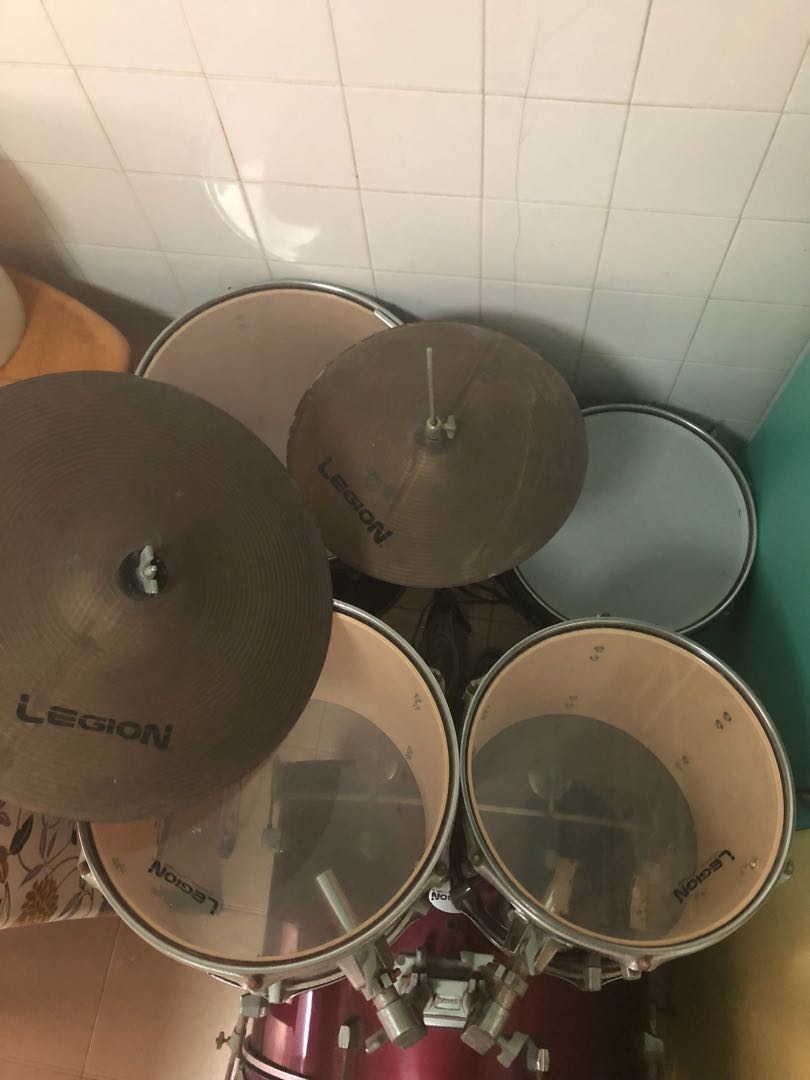 Legion Drum Set, Hobbies & Toys, Music & Media, Musical Instruments on Carousell