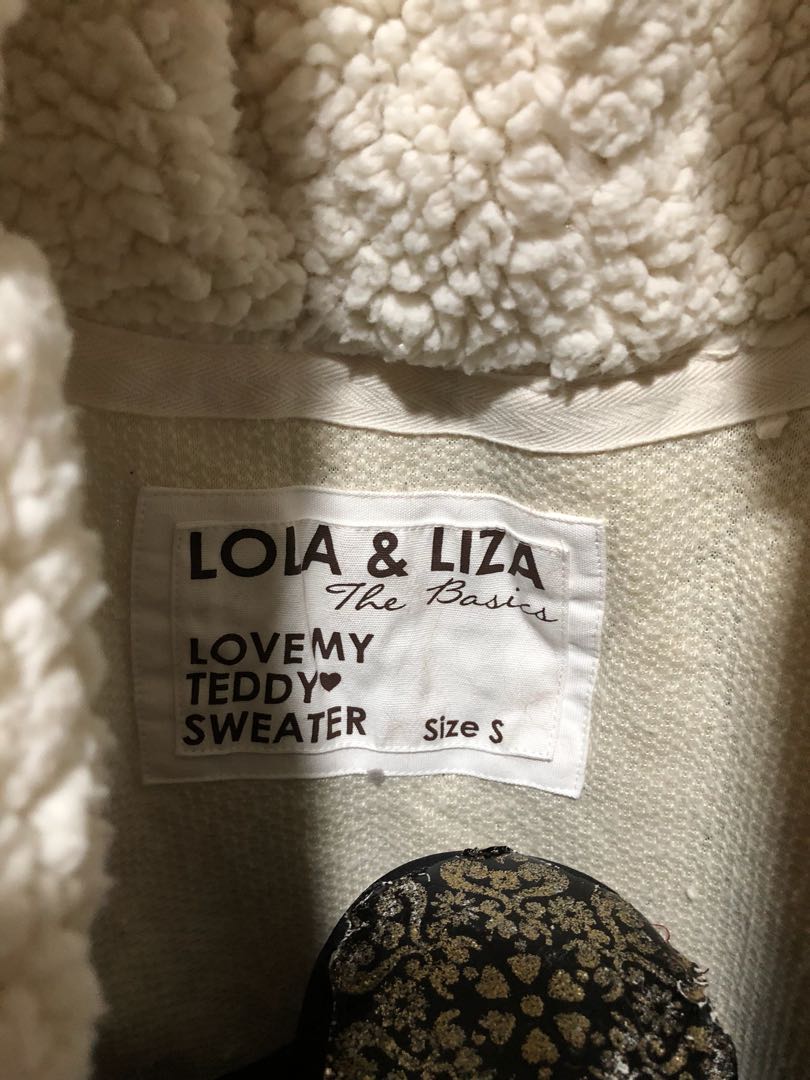Lola & Liza teddy bear fleece jacket, Women's Fashion, Coats, Jackets ...