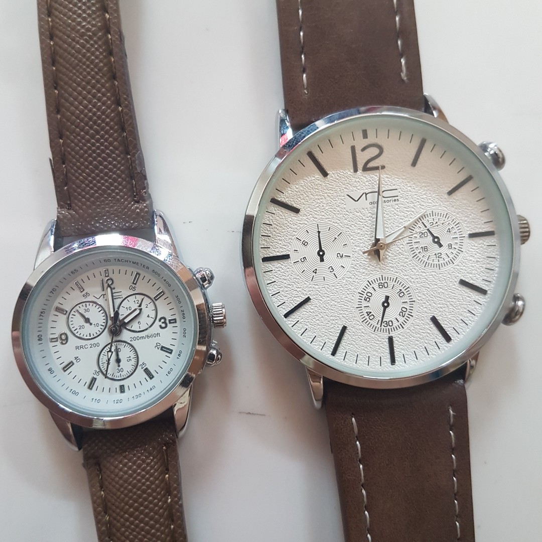 preloved jam tangan couple vnc vincci original bukan seiko casio fossil