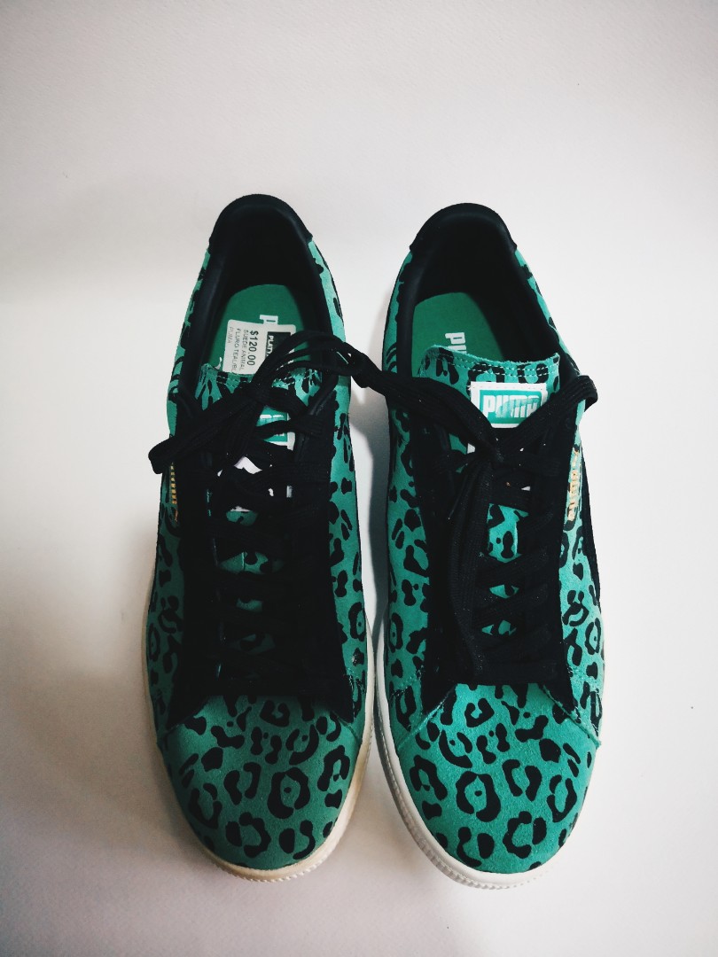 Puma basket deals leopard print