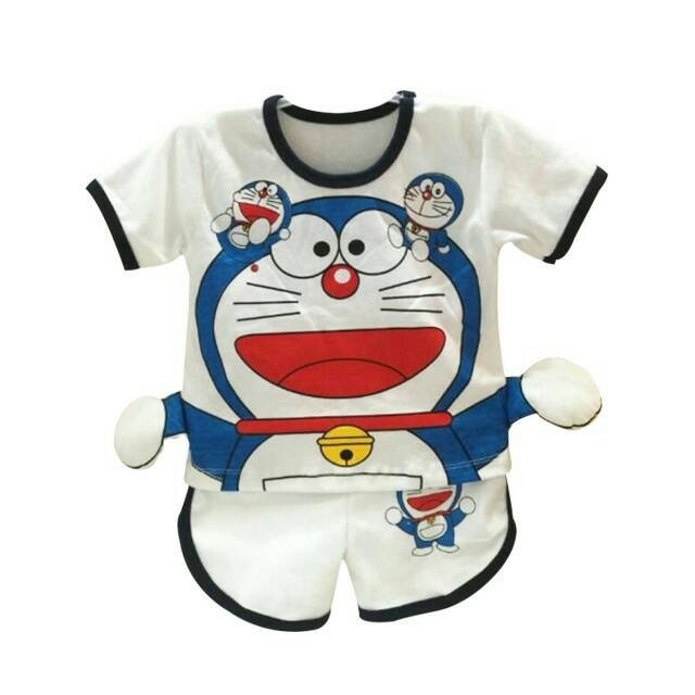 82 Koleksi Model Baju Bayi Doraemon HD